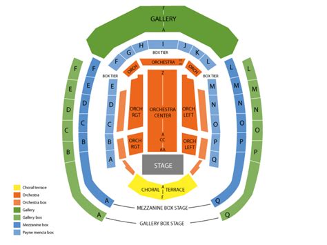 Center For The Performing Arts Carmel Seating Chart - Chart Walls