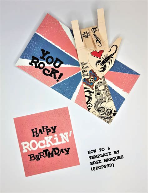 Printables - Rockin Birthday Card | HP® Official Site