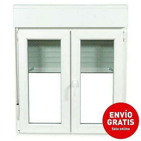 Solid Elements Ventana De PVC 2 Hojas Practicable Oscilobatiente 100 X