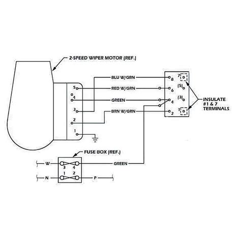 Current Flow Diagram Of Wiper Motor