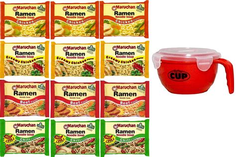 Amazon Maruchan Ramen Noodle Soup Variety 6 Flavors Pack Of 24