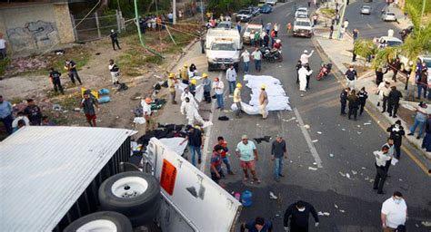 Tr Gico Accidente De Migrantes Ilegales En Carretera De Chiapas En