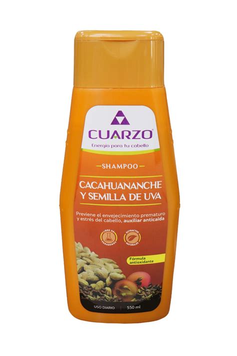 Shampoo Capilar De Cacahuananche Y Semilla De Uva 550ml Mx