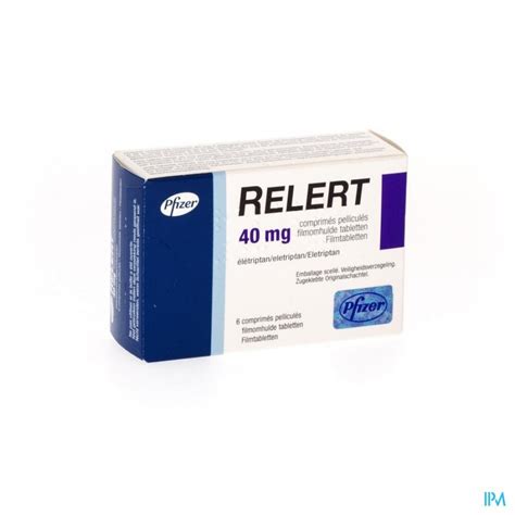 RELERT 40 MG COMP PEL 6 X 40 MG Apotheek Thiels