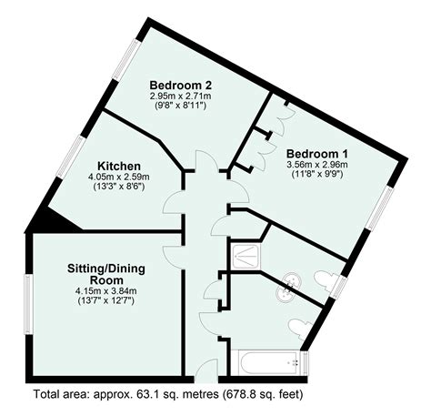 Tidcombe Walk Tiverton Devon Ex16 2 Bedroom Flat For Sale 62785654