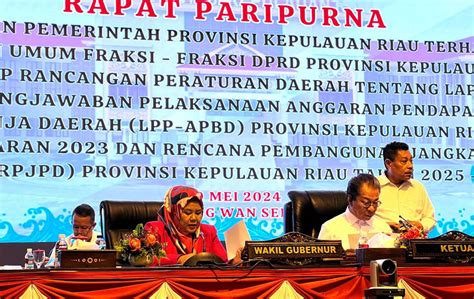 Tiga Poin Penting Rapat Paripurna Dprd Provinsi Kepri Dalam Pandangan