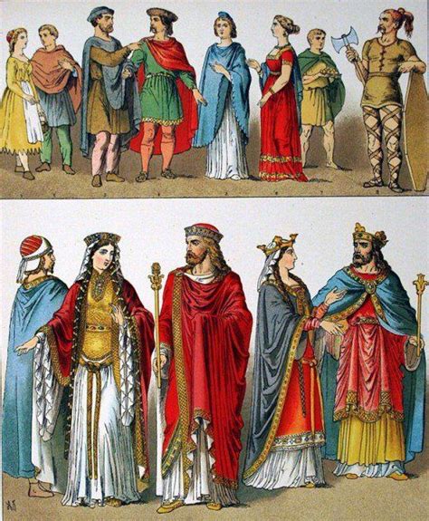 fashion history early middle ages  dark ages  ce