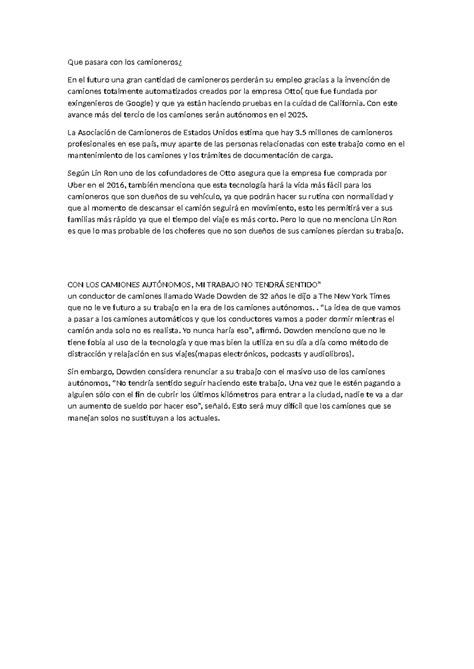 informe sobre materiales de construccion - Que pasara con los