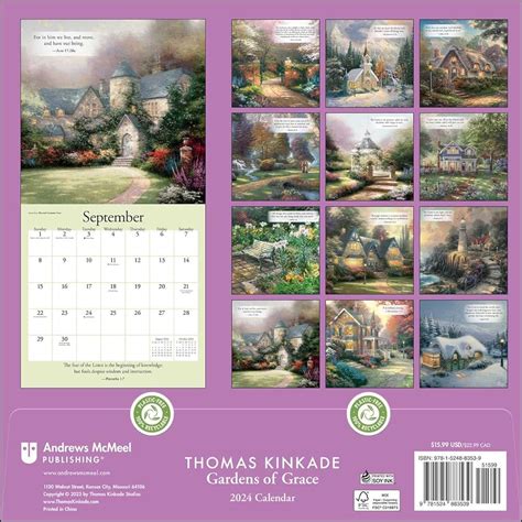 Thomas Kinkade Calendar Meg Larina