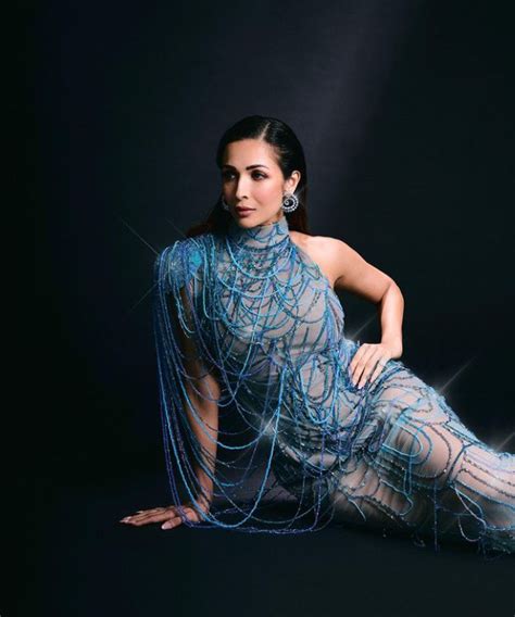 Malaika Arora Flaunts Her Sexy Curves In A See Through Bejeweled Gown