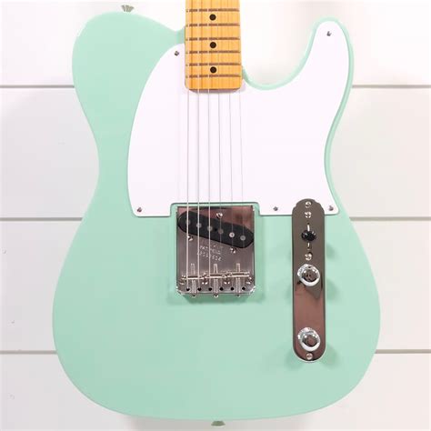 Fender 70th Anniversary Esquire Electric Guitar Surf Green Reverb