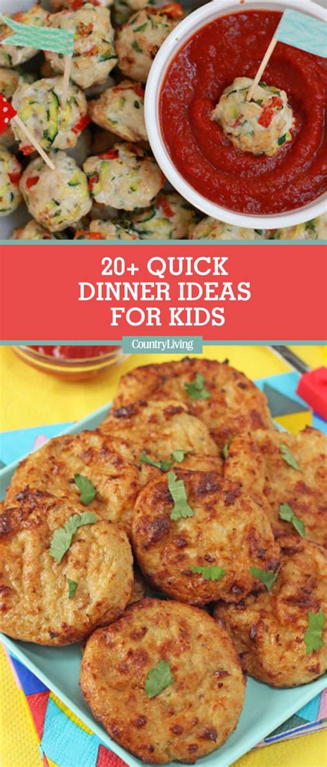 20 Easy Dinner Ideas For Kids Quick Kid Friendly Dinner Recipes