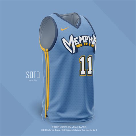 Memphis GRIZZLIES Nike NBA jersey by SOTO UD on Behance