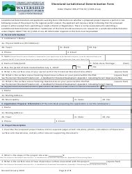 Vermont Shoreland Jurisdictional Determination Form Fill Out Sign