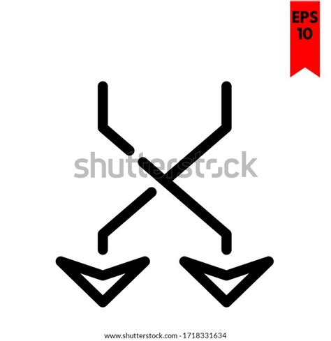 Illustration Arrow Flat Icon Stock Vector Royalty Free 1718331634 Shutterstock