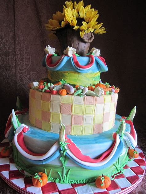 Blue Ribbon Cake Perfect For A Country Fair Themed Wedding Fondant