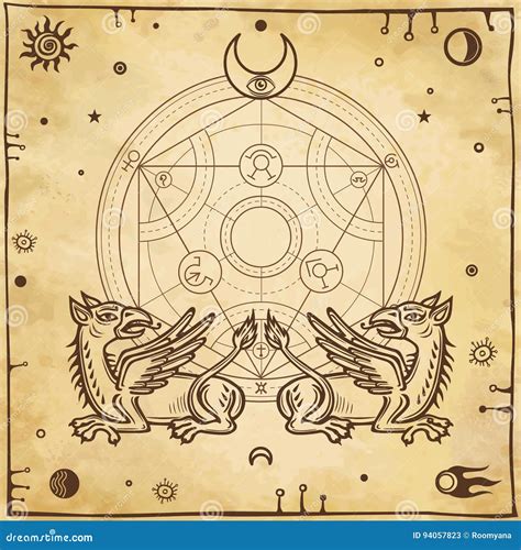 Alchemical Symbols Stock Illustration CartoonDealer 60569563