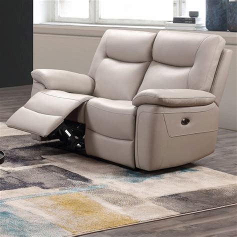 Monaco 2 Seater Leather Power Recliner