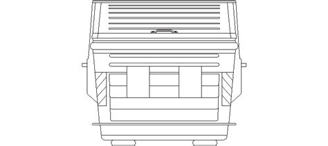 Bloques CAD De Contenedores De Basura Descarga Gratis