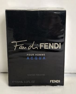 Fan Di Fendi Acqua Pour Homme Eau De Toilette Spray 3 3 Oz 100ml New