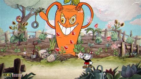 Cuphead The Root Pack Boss Fight 1 YouTube