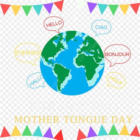 Mother Tongue Clipart PNG Images International Mother Tongue Day