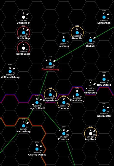 Unlocking The Universe A Guide To The Traveller RPG 6 Radius Map