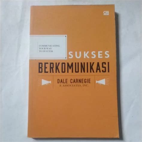 Jual Buku Sosial Original Sukses Berkomunikasi Dale Carnegie