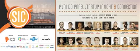 Sai Do Papel Startup Insight Connection Rio SIC Em Rio De