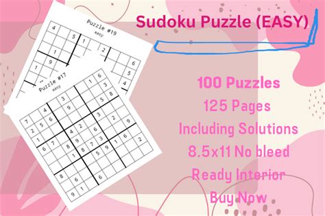 Kdp Sudoku Puzzles Interior Graphic By Design Creative Fabrica