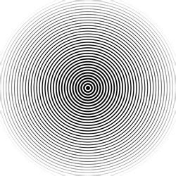 Concentric Circles Pattern Royalty Free Vector Image