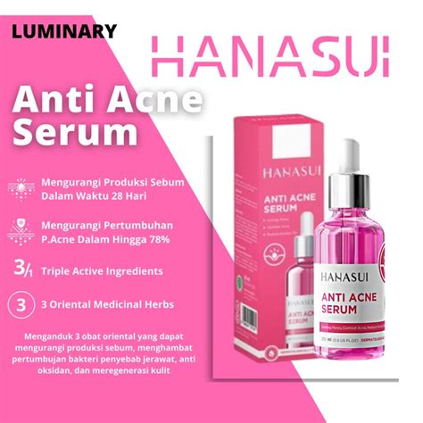 Jual Hanasui Face Serum Power Serum Acne Bright Vit C Collagen