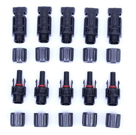 Mc4 Connector Solar Connector 200 Pairs A Set Mc4 Solar Panel Connectors Male And Female Ip67 In