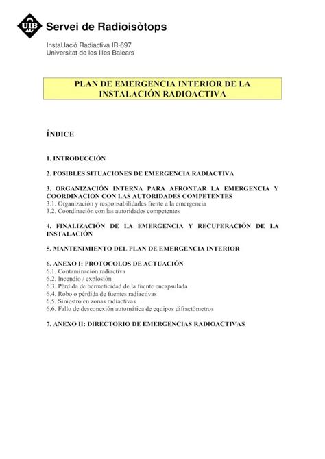 Pdf Plan De Emergencias Radioactivas Dokumen Tips