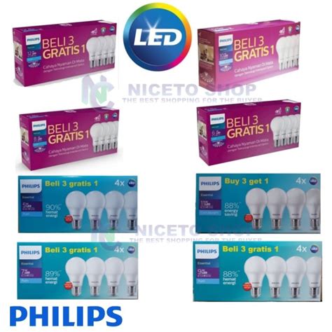 Jual Lampu Led Paket Philips Multipack W W W W W Beli Gratis