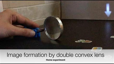 Home Experiment With Magnifying Glass Image Formation By Convex Lens Simple Optics Projects