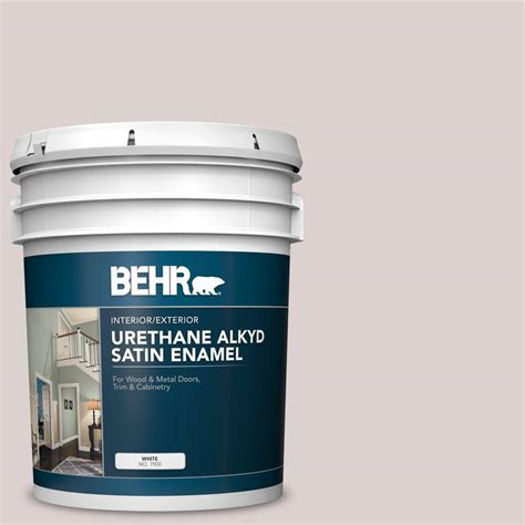 Behr Gal A Smoked Oyster Urethane Alkyd Satin Enamel Interior