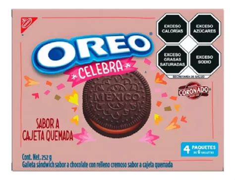 Galleta Oreo Con Relleno Sabor A Cajeta Quemada Grs