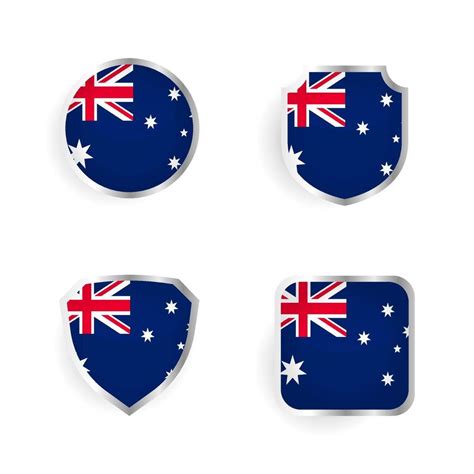 Australia Country Badge and Label Collection 3249738 Vector Art at Vecteezy