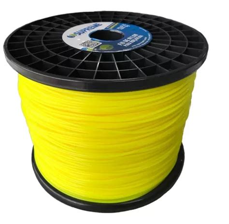 Fio De Nylon Para Roçadeira Rolo 2 25kg Redondo 3 3mm 3 3