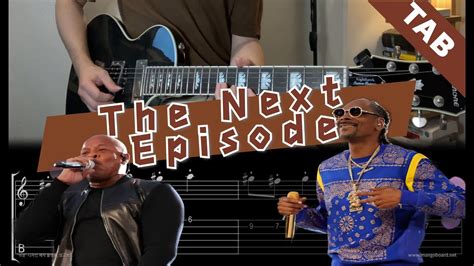 Dr Dre The Next Episode [guitar Cover][tab] Youtube