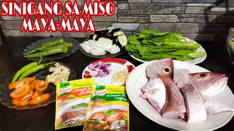 SINIGANG SA MISO MAYA MAYA YouTube