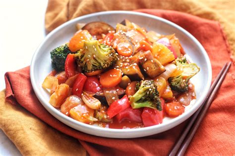 Sweet And Sour Vegetable Stir Fry Supper In The Suburbs