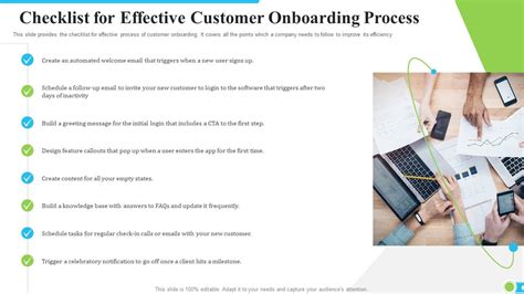 Checklist For Effective Customer Onboarding Process Ppt Model Summary PDF