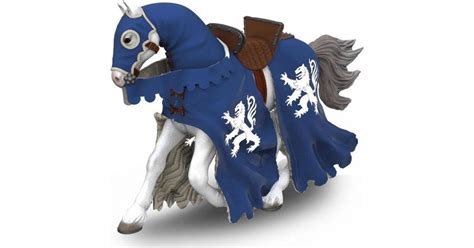 Papo Figurine Blue Knight Horse With A Spear Other Toys Toys