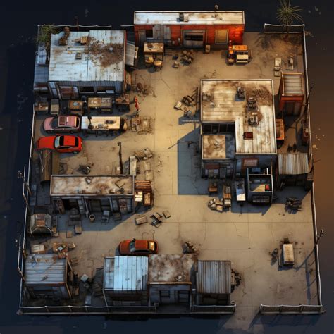 Cyberpunk Badlands Nomad Battlemaps Sci Fi Cyberpunk D D