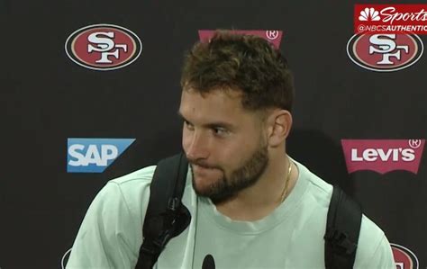 Nick Bosa Told Kyle Shanahan To Stop Talking Sh T About Him