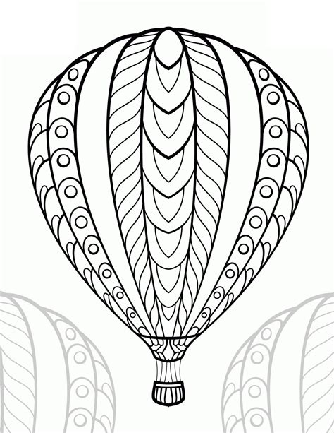 Coloriage Montgolfière à imprimer sur ColoriageEnfant