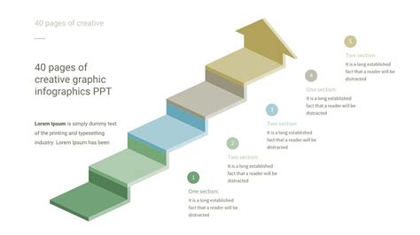 3d Format Stairs Powerpoint Template For Free 55 Off