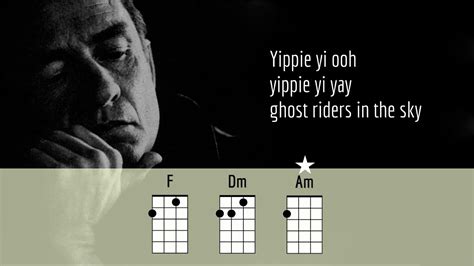 Ghost Riders In The Sky Johnny Cash Ukulele Play Along Youtube